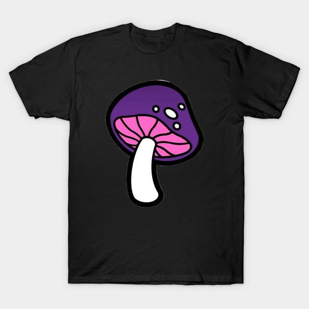 Purple Trippy Mushroom T-Shirt by Hippie Turtle 🐢 